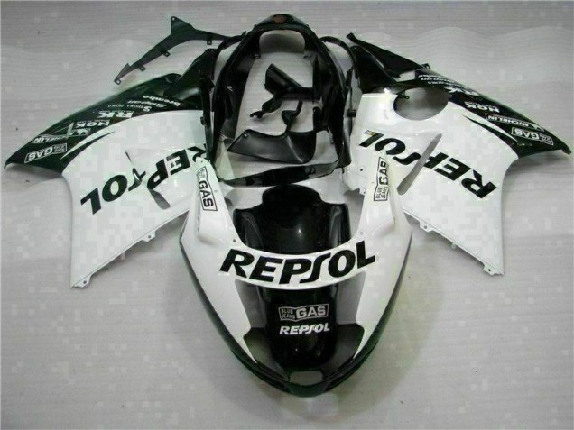 Blanc Noir Repsol 96-07 CBR1100XX Carénage Moto Blanc Noir Repsol 96-07 CBR1100XX Carénage Moto