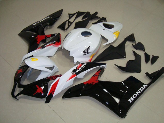 Blanc Noir Rouge 07-08 CBR600RR Carénages Moto Blanc Noir Rouge 07-08 CBR600RR Carénages Moto