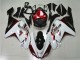 Blanc Noir Rouge 07-08 ZX6R Carénage Moto Blanc Noir Rouge 07-08 ZX6R Carénage Moto
