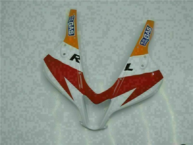 Blanc Orange Repsol 09-12 CBR600RR Carénage Moto Blanc Orange Repsol 09-12 CBR600RR Carénage Moto