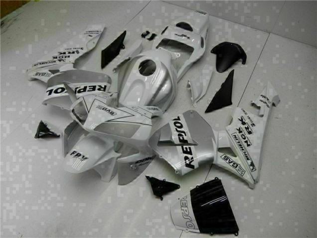 Blanc Repsol 03-04 CBR600RR Carénages Moto Blanc Repsol 03-04 CBR600RR Carénages Moto