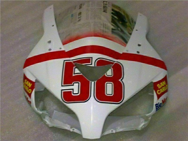 Blanc Rouge 04-05 CBR1000RR Carrosserie Moto