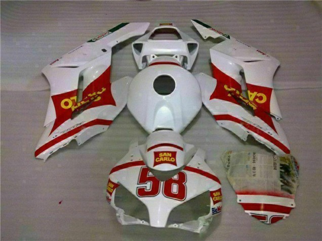 Blanc Rouge 04-05 CBR1000RR Carrosserie Moto