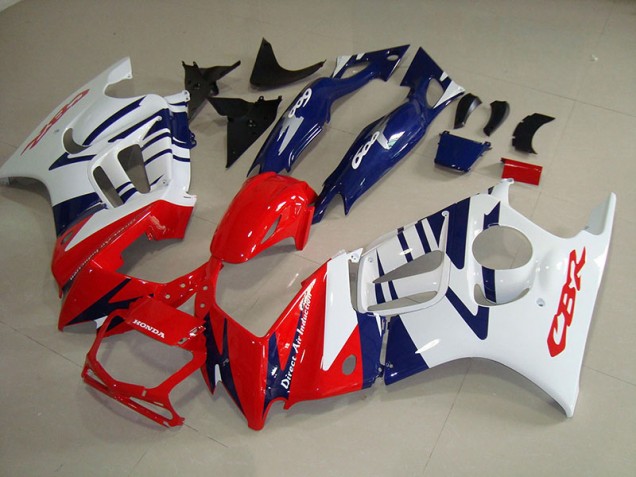 Blanc Rouge Bleu 95-98 CBR600 F3 Carénage Moto Blanc Rouge Bleu 95-98 CBR600 F3 Carénage Moto