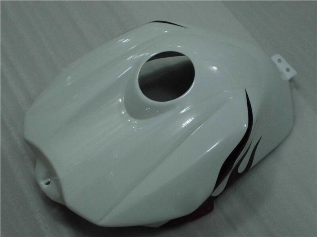 Blanc Rouge Flamme 04-06 YZF R1 Carénage Moto Blanc Rouge Flamme 04-06 YZF R1 Carénage Moto