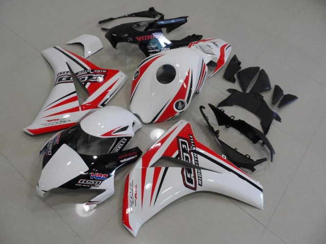 Blanc Rouge HRC 08-11 CBR1000RR Carénage Moto Blanc Rouge HRC 08-11 CBR1000RR Carénage Moto