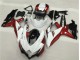 Blanc Rouge Noir 08-10 GSXR 600/750 Carénage Moto Blanc Rouge Noir 08-10 GSXR 600/750 Carénage Moto