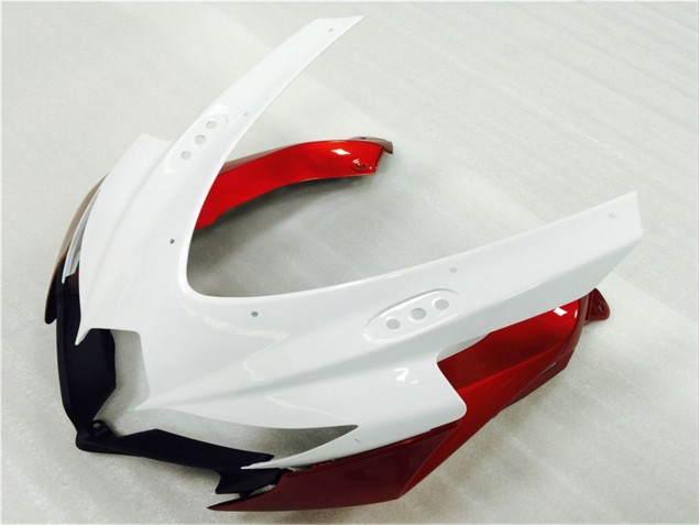 Blanc Rouge Noir 08-10 GSXR 600/750 Carénage Moto Blanc Rouge Noir 08-10 GSXR 600/750 Carénage Moto