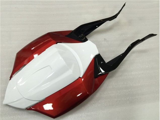 Blanc Rouge Noir 08-10 GSXR 600/750 Carénage Moto Blanc Rouge Noir 08-10 GSXR 600/750 Carénage Moto