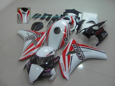 Blanc Rouge Rsd 08-11 CBR1000RR Carénage Moto