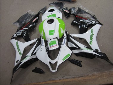 Blanc Vert Hannspree 04-05 CBR1000RR Carénage Moto