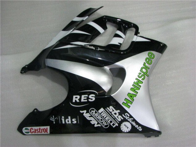 Blanc Vert Hannspree 95-98 CBR600 F3 Carénage Moto