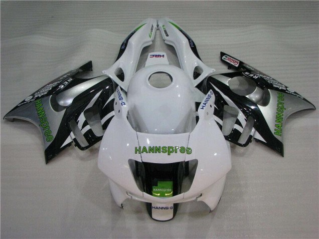 Blanc Vert Hannspree 95-98 CBR600 F3 Carénage Moto