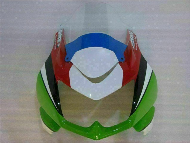 Blanc Vert Noir Ninja 08-12 EX250 Carénage Moto Blanc Vert Noir Ninja 08-12 EX250 Carénage Moto