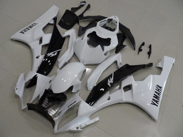Blanc et Noir 06-07 YZF R6 Carénage Moto Blanc et Noir 06-07 YZF R6 Carénage Moto