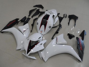 Blanc et Noir Mat Style OEM 12-16 CBR1000RR Carénage Moto