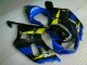 Bleu 01-03 GSXR 600/750 Carénage Moto Bleu 01-03 GSXR 600/750 Carénage Moto