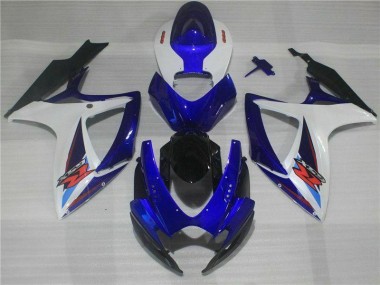 Bleu 06-07 GSXR 600/750 Kit Carénages Motos Complet