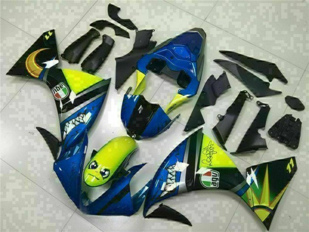 Bleu 09-11 YZF R1 Carénage Moto Bleu 09-11 YZF R1 Carénage Moto