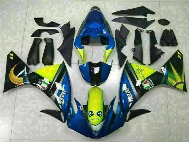 Bleu 09-11 YZF R1 Carénage Moto Bleu 09-11 YZF R1 Carénage Moto