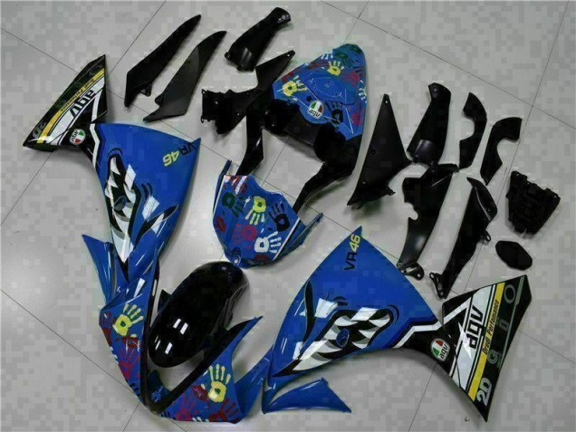 Bleu 09-11 YZF R1 Carénages Moto Bleu 09-11 YZF R1 Carénages Moto