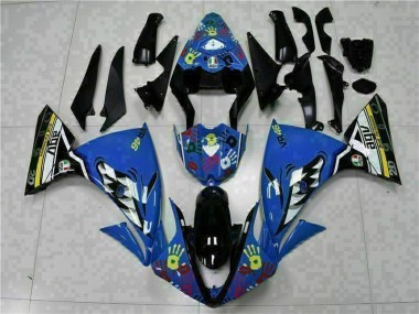 Bleu 09-11 YZF R1 Carénages Moto