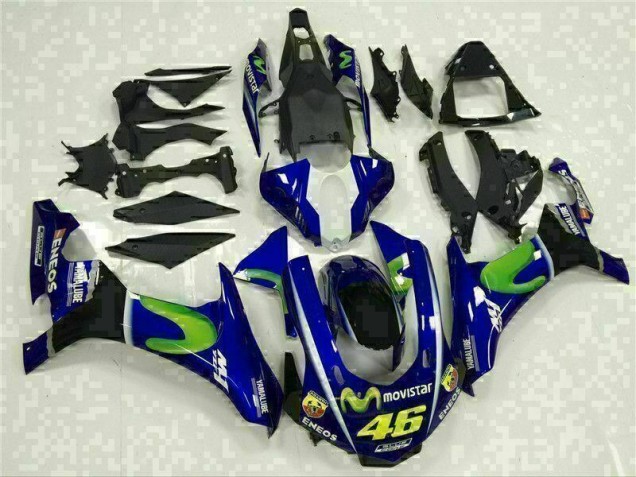 Bleu 15-19 YZF R1 Carénage Moto Bleu 15-19 YZF R1 Carénage Moto