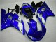 Bleu 98-02 YZF R6 Kit Carénages Motos Complet
