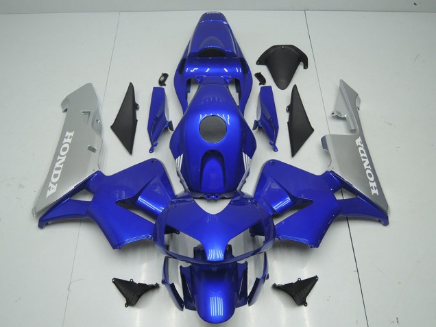 Bleu Argent 03-04 CBR600RR Carénage Moto Bleu Argent 03-04 CBR600RR Carénage Moto
