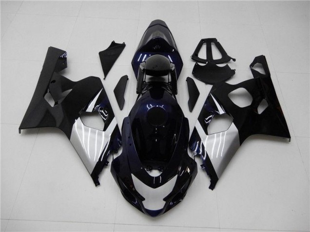 Bleu Argent 04-05 GSXR 600/750 Carénage Moto Bleu Argent 04-05 GSXR 600/750 Carénage Moto