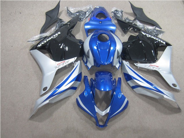 Bleu Argent Noir 09-12 CBR600RR Carénage Moto Bleu Argent Noir 09-12 CBR600RR Carénage Moto