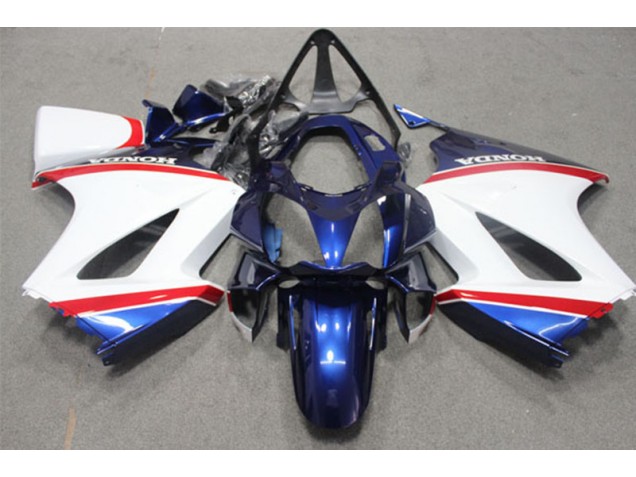 Bleu Blanc 02-13 VFR800 Carénage Moto Bleu Blanc 02-13 VFR800 Carénage Moto