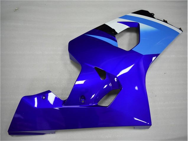 Bleu Blanc 04-05 GSXR 600/750 Carénage Moto Bleu Blanc 04-05 GSXR 600/750 Carénage Moto