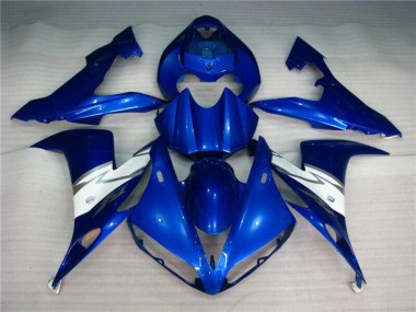 Bleu Blanc 04-06 YZF R1 Carénages Moto