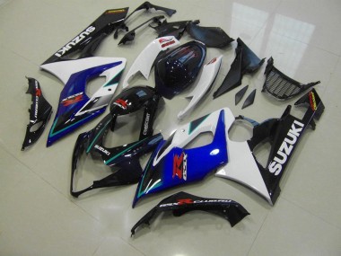 Bleu Blanc 05-06 GSXR 1000 Kit Carénages Motos Complet