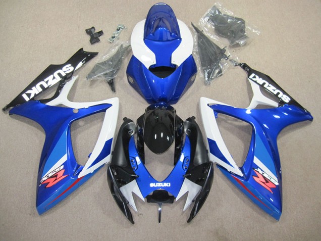 Bleu Blanc 06-07 GSXR 600 Carrosserie Moto
