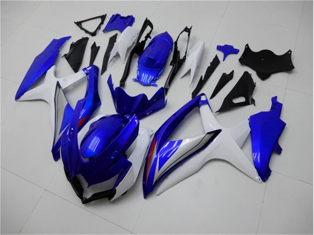 Bleu Blanc 08-10 GSXR 600/750 Carénage Moto Bleu Blanc 08-10 GSXR 600/750 Carénage Moto