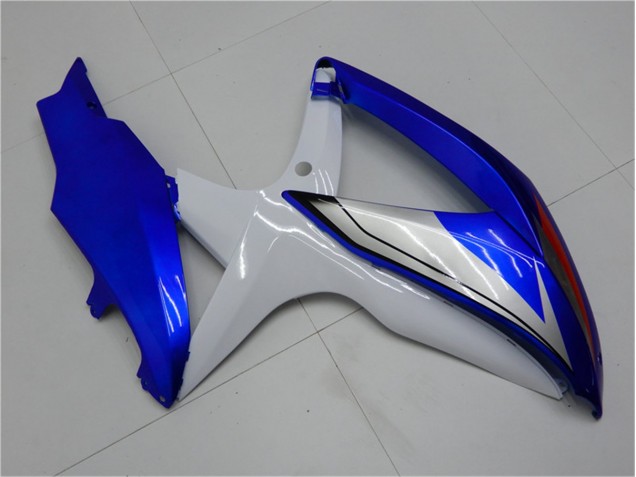 Bleu Blanc 08-10 GSXR 600/750 Carénage Moto Bleu Blanc 08-10 GSXR 600/750 Carénage Moto