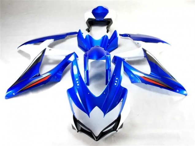Bleu Blanc 08-10 GSXR 600/750 Carénages Moto Bleu Blanc 08-10 GSXR 600/750 Carénages Moto
