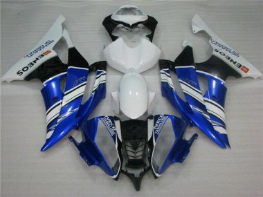 Bleu Blanc 08-16 YZF R6 Carénage Moto