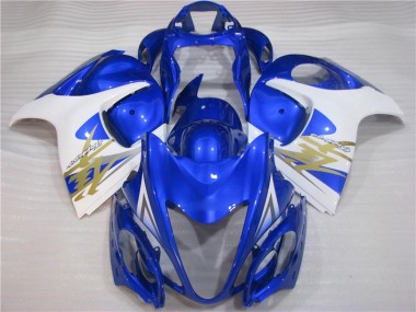 Bleu Blanc 08-19 GSXR 1300 Hayabusa Carrosserie Moto