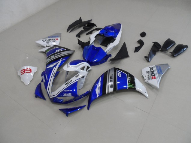 Bleu Blanc 09-11 YZF R1 Carrosserie Moto Bleu Blanc 09-11 YZF R1 Carrosserie Moto