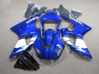 Bleu Blanc 09-11 YZF R1 Kit Carénages Motos Complet