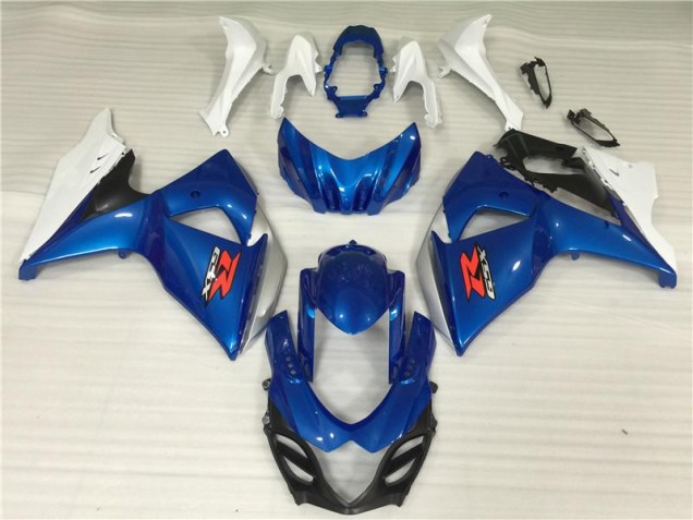Bleu Blanc 09-16 GSXR 1000 Kit Carénages Motos & Plastique Bleu Blanc 09-16 GSXR 1000 Kit Carénages Motos & Plastique