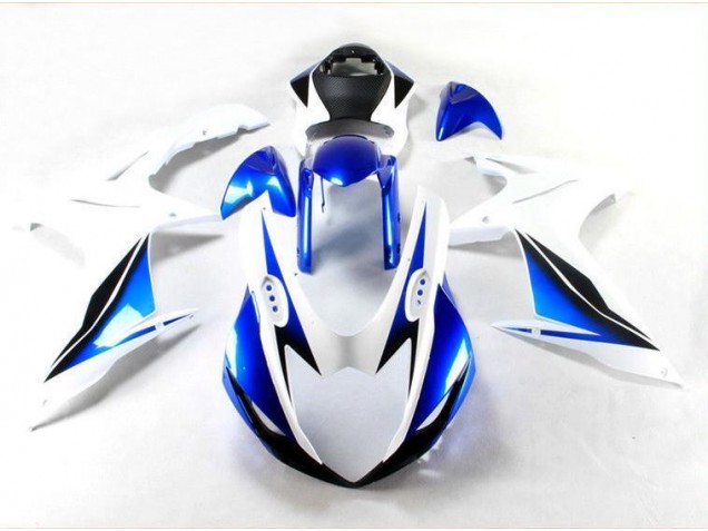 Bleu Blanc 11-21 GSXR 600/750 Kit Carénages Motos Complet Bleu Blanc 11-21 GSXR 600/750 Kit Carénages Motos Complet