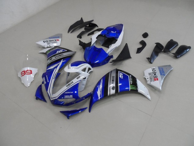 Bleu Blanc 12-14 YZF R1 Carénages Moto Bleu Blanc 12-14 YZF R1 Carénages Moto