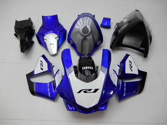 Bleu Blanc 15-19 YZF R1 Carénage Moto