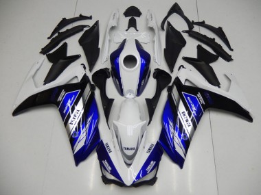 Bleu Blanc 15-22 YZF R3 Carénages Moto