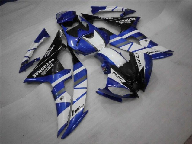 Bleu Blanc FAAC 08-16 YZF R6 Carénage Moto Bleu Blanc FAAC 08-16 YZF R6 Carénage Moto