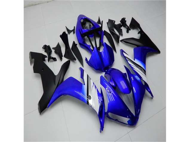 Bleu Blanc Noir 04-06 YZF R1 Carénage Moto Bleu Blanc Noir 04-06 YZF R1 Carénage Moto